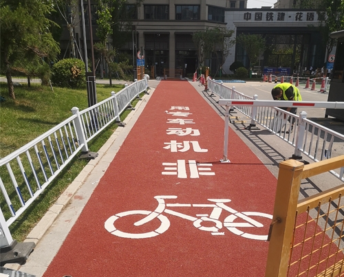 汉中道路划线