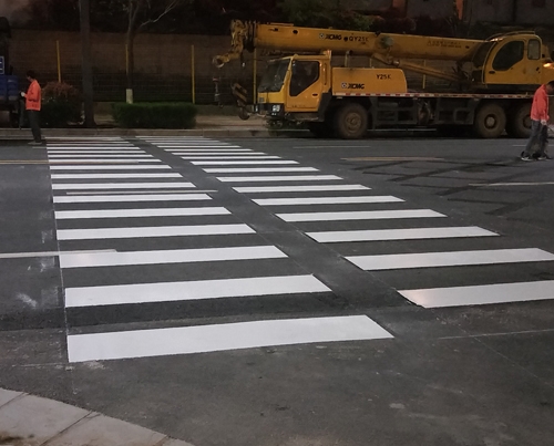 汉中道路标线