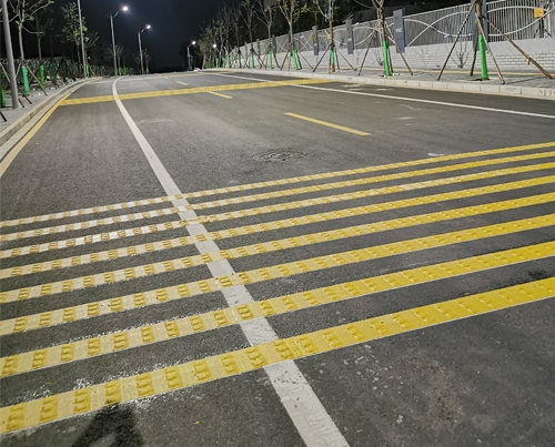 延安道路标线