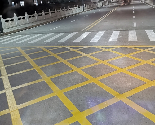 延安道路划线