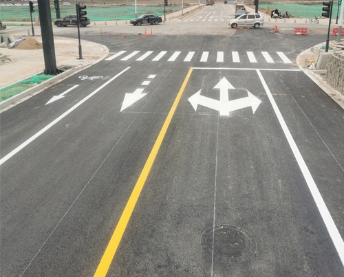 汉中道路标线