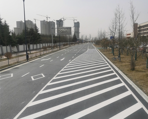 汉中道路划线